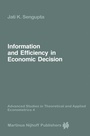 Cover: Information and Efficiency in Economic Decision - Kluwer Academic Publishers