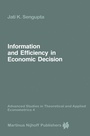 Cover: Information and Efficiency in Economic Decision - Springer