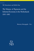 Cover: The Volume of Payments and the Informal Economy in the Netherlands 1965-1982 - Kluwer Academic Publishers
