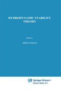 Cover: Hydrodynamic stability theory - Springer