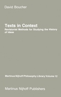 Cover: Texts in Context - Springer