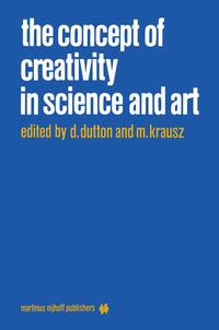 Enlarge image Cover: The Concept of Creativity in Science and Art - Kluwer Academic Publishers