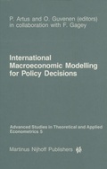 Cover: International Macroeconomic Modelling for Policy Decisions - Springer