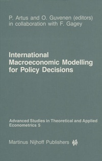 Enlarge image Cover: International Macroeconomic Modelling for Policy Decisions - Springer