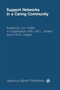 Enlarge image Cover: Support Networks in a Caring Community - Springer