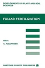 Cover: Foliar Fertilization - Kluwer Academic Publishers