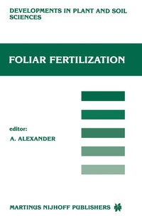 Enlarge image Cover: Foliar Fertilization - Springer