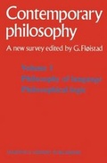 Cover: Tome 1 Philosophie Du Langage, Logique Philosophique / Volume 1 Philosophy of Language, Philosophical Logic - Kluwer Academic Publishers