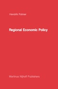 Cover: Regional Economic Policy - Kluwer Academic Publishers