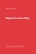 Cover: Regional Economic Policy - Springer