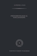 Cover: Phenomenological Explanations - Kluwer Academic Publishers