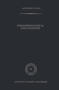 Enlarge image Cover: Phenomenological Explanations - Kluwer Academic Publishers
