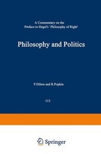 Enlarge image Cover: Philosophy and Politics - Kluwer Academic Publishers