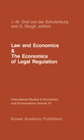 Cover: Law and Economics and the Economics of Legal Regulation - Springer