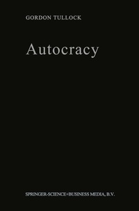 Enlarge image Cover: Autocracy - Kluwer Academic Publishers