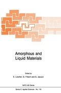 Cover: Amorphous and Liquid Materials - Kluwer Academic Publishers