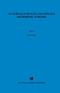 Cover: Materials Sciences and Implant Orthopedic Surgery - Springer