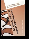 Cover: Quantitative Approaches to Linguistic Diversity - John Benjamins Publishing Company