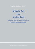 Cover: Speech Act and Sachverhalt - Springer