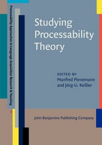 Enlarge image Cover: Studying Processability Theory - John Benjamins Publishing Co