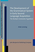 Cover: The Development of the Grammatical System in Early Second Language Acquisition - John Benjamins Publishing Co