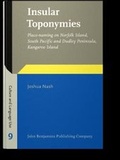 Cover: Insular Toponymies - John Benjamins Publishing Company
