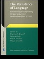 Cover: The Persistence of Language - John Benjamins Publishing Company
