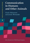 Cover: Communication in Humans and Other Animals - John Benjamins Publishing Co