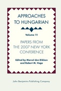 Cover: Approaches to Hungarian - John Benjamins Publishing Co
