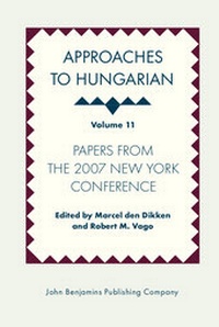 Enlarge image Cover: Approaches to Hungarian - John Benjamins Publishing Co
