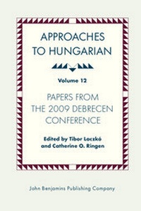 Enlarge image Cover: Approaches to Hungarian - John Benjamins Publishing Co