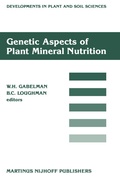 Cover: Genetic Aspects of Plant Mineral Nutrition - Springer