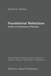 Enlarge image Cover: Foundational Reflections - Springer