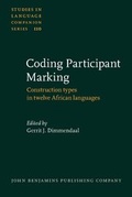 Cover: Coding Participant Marking - John Benjamins Publishing Co
