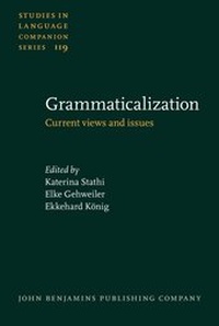 Enlarge image Cover: Grammaticalization - John Benjamins Publishing Co
