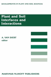 Enlarge image Cover: Plant and Soil Interfaces and Interactions - Springer