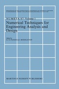 Cover: Numerical Techniques for Engineering Analysis and Design - Kluwer Academic Publishers