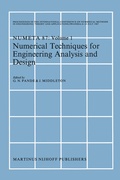 Cover: Numerical Techniques for Engineering Analysis and Design - Springer