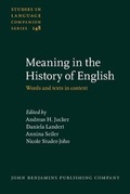 Cover: Meaning in the History of English - John Benjamins Publishing Co