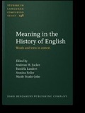 Cover: Meaning in the History of English - John Benjamins Publishing Company