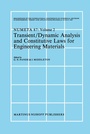 Cover: Transient/Dynamic Analysis and Constitutive Laws for Engineering Materials - Springer