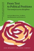 Cover: From Text to Political Positions - John Benjamins Publishing Co