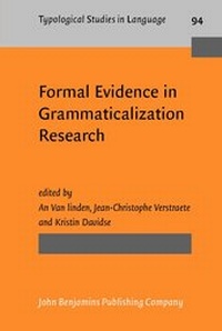 Enlarge image Cover: Formal Evidence in Grammaticalization Research - John Benjamins Publishing Co
