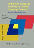 Cover: Task-Based Language Teaching in Foreign Language Contexts - John Benjamins Publishing Co
