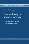 Cover: Structural Design via Optimality Criteria - Springer