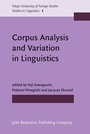 Cover: Corpus Analysis and Variation in Linguistics - John Benjamins Publishing Co