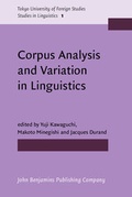 Cover: Corpus Analysis and Variation in Linguistics - John Benjamins Publishing Co