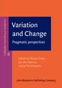 Cover: Variation and Change - John Benjamins Publishing Co