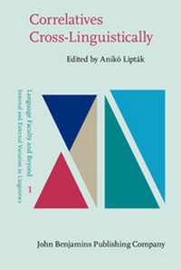 Enlarge image Cover: Correlatives Cross-Linguistically - John Benjamins Publishing Co