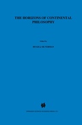 Cover: The Horizons of Continental Philosophy - Springer